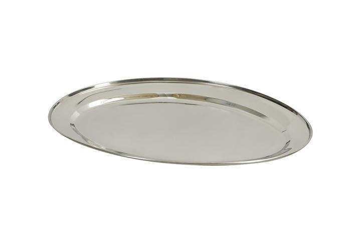 ovális fémtálca (60cm)