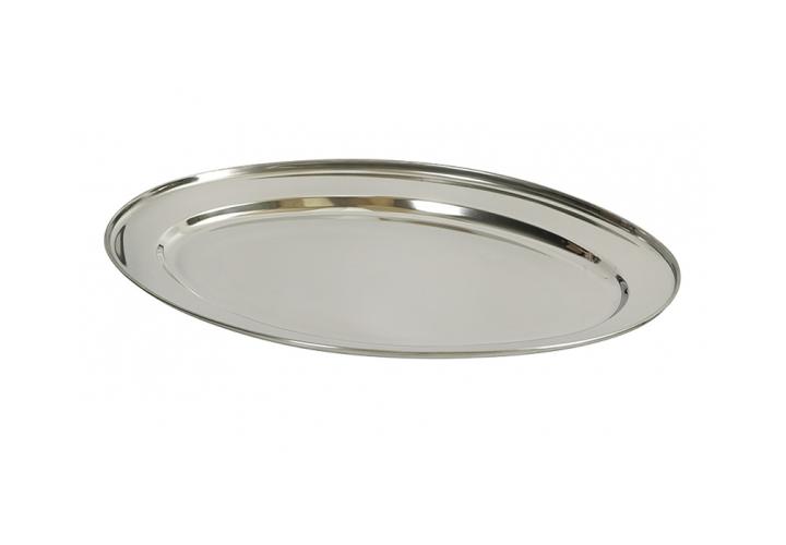 ovális fémtálca (50cm)