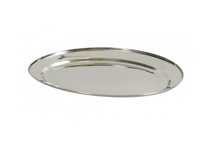 ovális fémtálca (40cm)