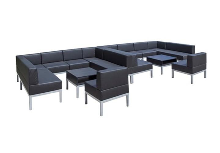 corner lounge szett (16 elemes)