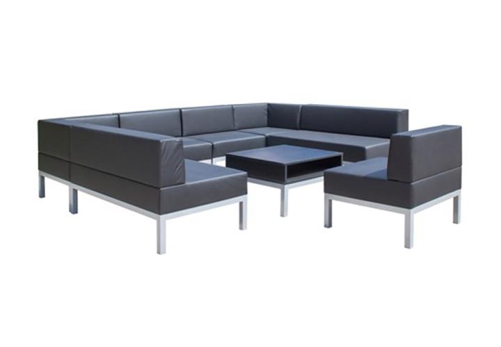 corner lounge szett (8 elemes)