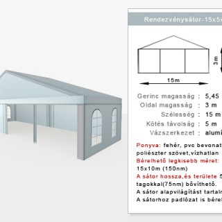 Rendezvénysátor bérlés, brent.hu