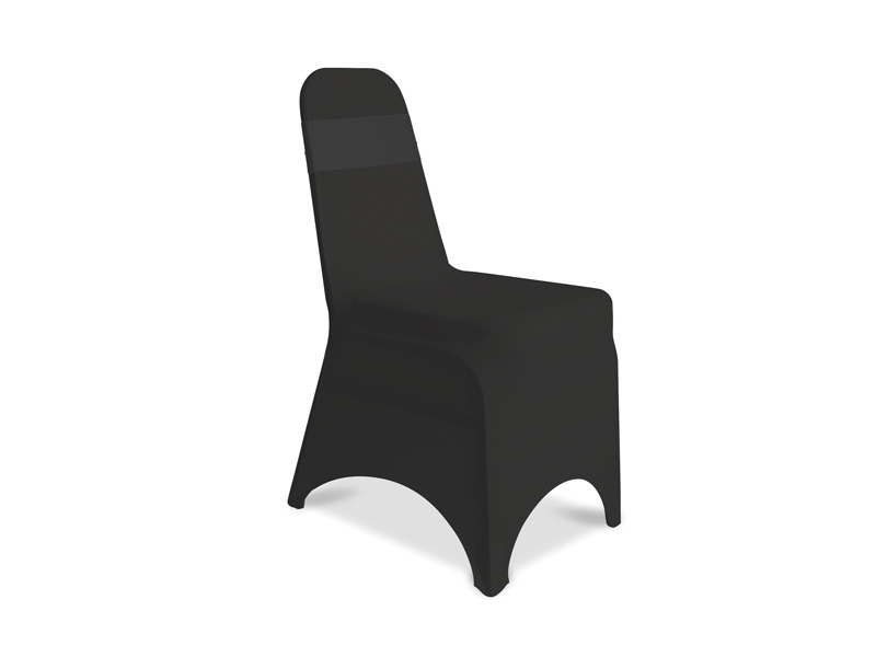 Spandex székhuzat fekete (fekete pánttal) + konferenciaszék bérlés