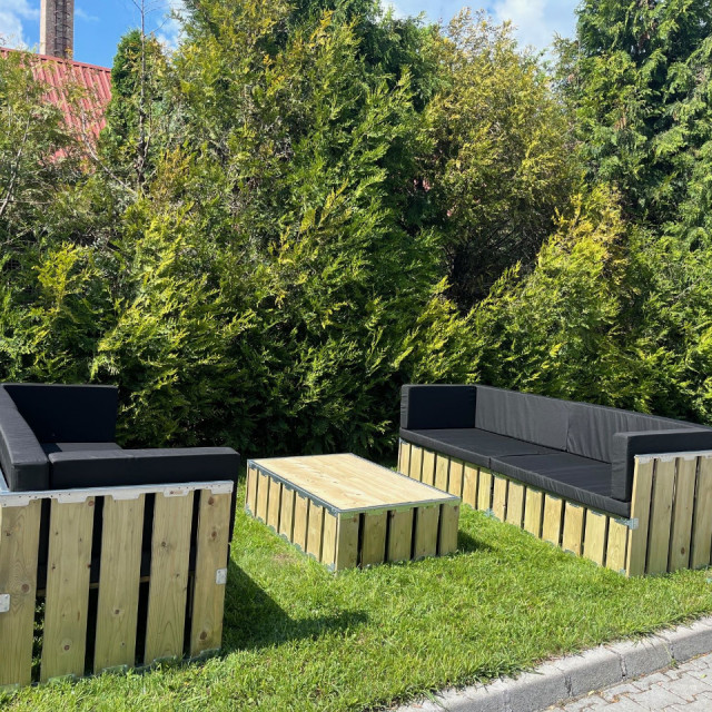 wood lounge szett bérlés , brent.hu