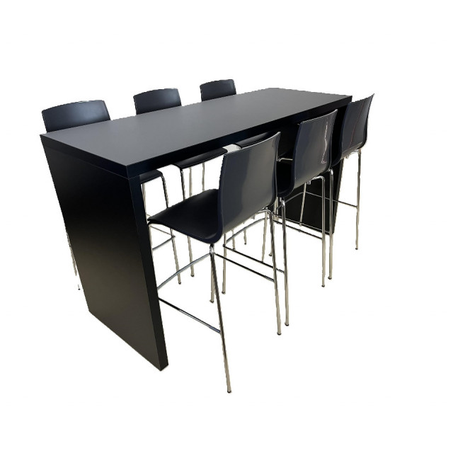 fekete híd koktélasztal és fekete alice bárszékek bérlése,brent.hu