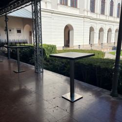 fekete bardolino koktélasztal bérlés, brent.hu