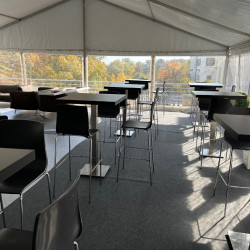 fekete bardolino koktélasztal bérlés, brent.hu